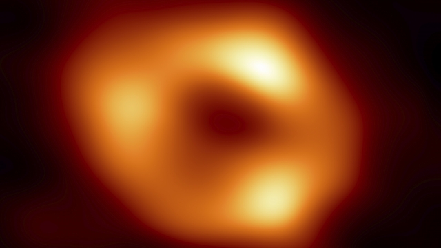 First Image Captured Of Black Hole At The Center Of Milky Way Galaxy