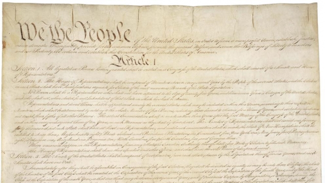 It's Hard To Amend The U.S. Constitution For A Reason
