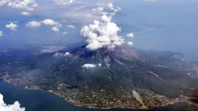 Volcanic Eruption In Japan Prompts Evacuations In 2 Towns
