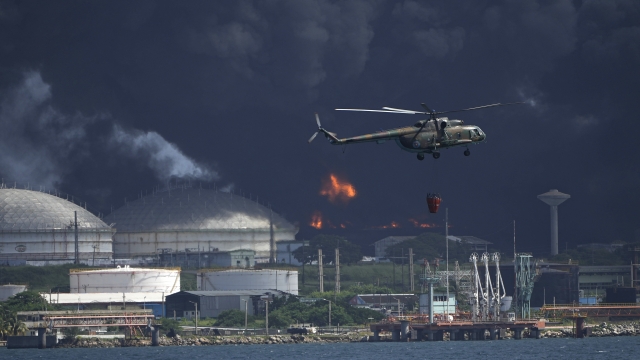 Lightning Sets Off Fire At Cuban Oil Tank Farm, Dozens Hurt