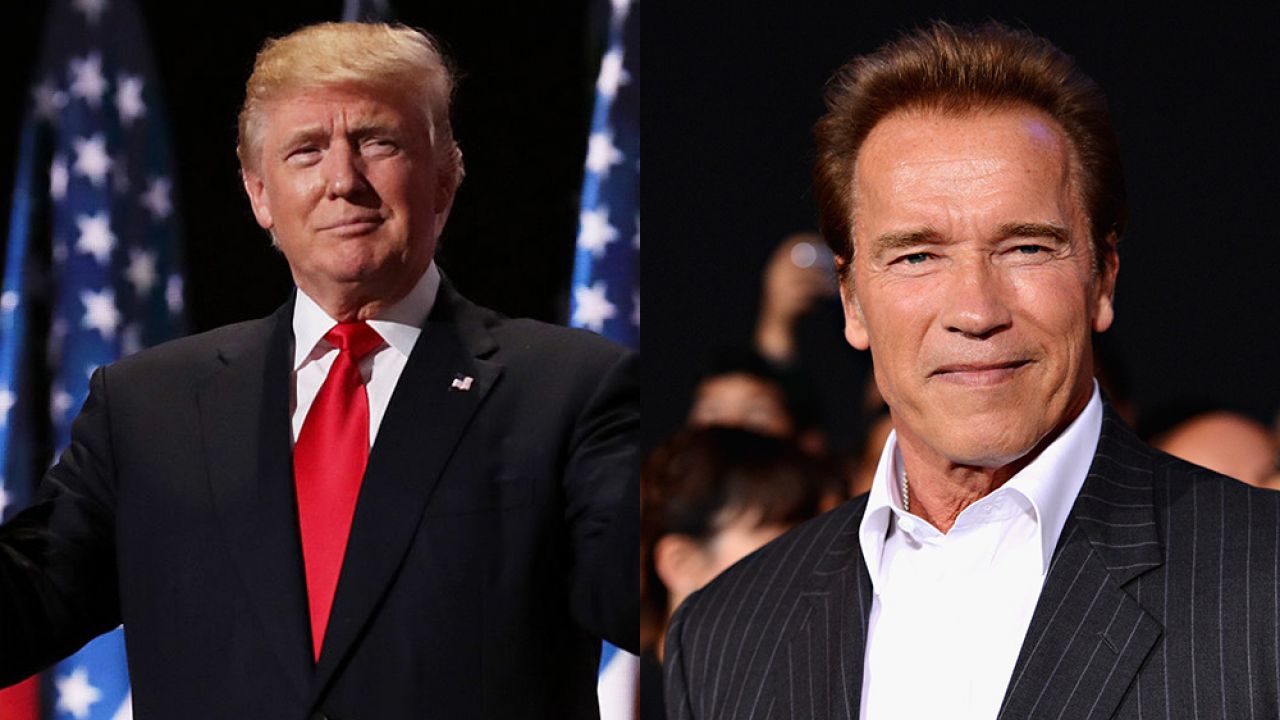 Donald Trump and Arnold Schwarzenegger