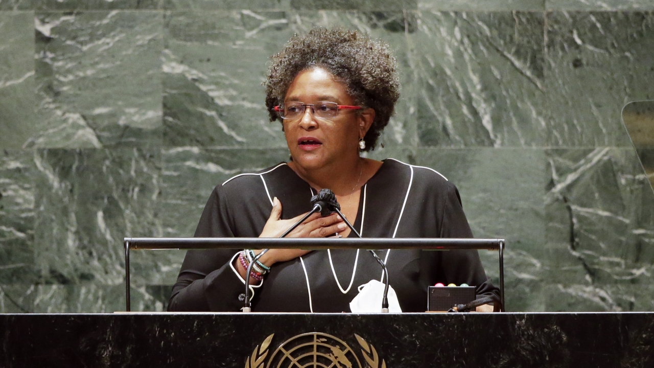 Mia Amor Mottley, Barbados Prime Minister, Minister for National Security and the Civil Service
