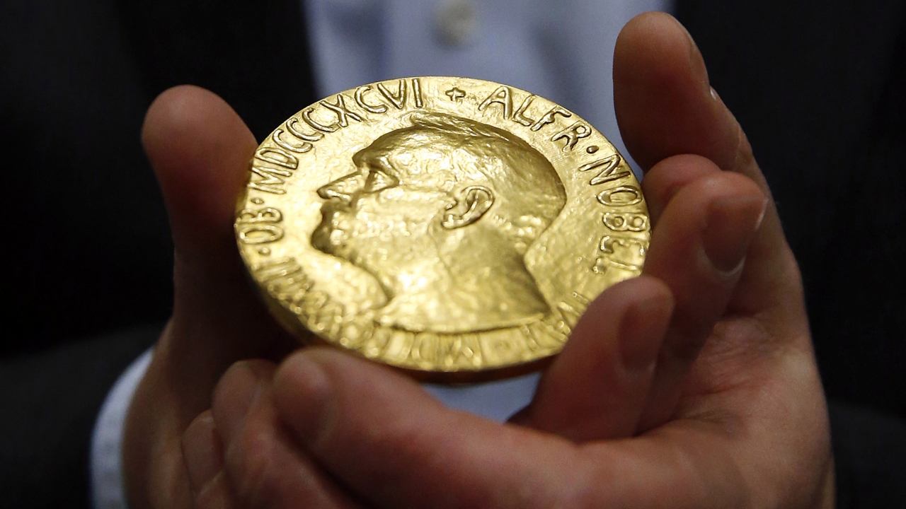 The 1936 Nobel Peace Prize medal
